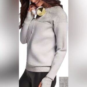Athleta Fuse Scuba Crewneck Sweatshirt, Small